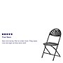 Flash Furniture HERCULES Series 800 lb. Capacity Plastic Fan Back Folding Chair 8/Pack (8LEL4BK)~#|#~sp155524445_sc7