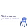 Flash Furniture Whitney Plastic Student Stackable Chair, Blue, 2/Pack (2YUYCX004BLUE)~#|#~sp155707139_sc7