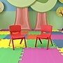 Flash Furniture Plastic School Chair with 10.5" Seat Height, Red, 2-Pieces (2YUYCX003RED)~#|#~sp155707320_sc7