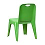 Flash Furniture Plastic School Chair with Carrying Handle and 11'' Seat Height, Green, 2-Pieces (2YUYCX011GREEN)~#|#~sp155708284_sc7