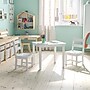 Flash Furniture Kyndl Kids Square Activity Table Set, 20" x 24", White (TWWTCS1001WH)~#|#~sp155708302_sc7