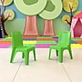 Flash Furniture Plastic School Chair with Carrying Handle and 11'' Seat Height, Green, 2-Pieces (2YUYCX011GREEN)~#|#~sp155708337_sc7