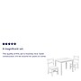 Flash Furniture Kyndl Kids Square Activity Table Set, 20" x 24", White (TWWTCS1001WH)~#|#~sp155708344_sc7
