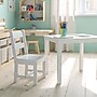 Flash Furniture Kyndl Kids Square Activity Table Set, 20" x 24", White (TWWTCS1001WH)~#|#~sp155708348_sc7
