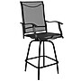 Flash Furniture Valerie All-Weather Textilene Swivel Patio Stools, Black, 2/Pack (2ETSWVLPTO30BK)~#|#~sp155708391_sc7