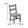 Flash Furniture Kyndl Kids Square Activity Table Set, 20" x 24", Gray (TWWTCS1001GRY)~#|#~sp155710006_sc7