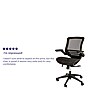 Flash Furniture Warfield Ergonomic Mesh Swivel Executive Chair, Black with Black Frame (BL8801XBK)~#|#~sp155711361_sc7