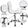 Flash Furniture Park 48"W Rectangular Adjustable Standing Electric Desk with Office Chair, Black/White (BLN2046512BBKWH)~#|#~sp155711433_sc7