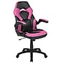 Flash Furniture X10 LeatherSoft Ergonomic Swivel Gaming Chair, Pink/Black (CH00095PK)~#|#~sp155711505_sc7
