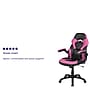 Flash Furniture X10 LeatherSoft Ergonomic Swivel Gaming Chair, Pink/Black (CH00095PK)~#|#~sp155712460_sc7