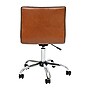 Flash Furniture Alan Armless Vinyl Swivel Low Back Task Office Chair, Brown/Chrome (DS512BBR)~#|#~sp155712708_sc7