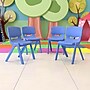 Flash Furniture Whitney Plastic Student Stackable Chair, Blue, 4 Pack (4YUYCX4005BLUE)~#|#~sp155712951_sc7