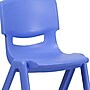 Flash Furniture Whitney Plastic Student Stackable Chair, Blue, 4 Pack (4YUYCX4005BLUE)~#|#~sp155712958_sc7