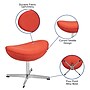 Flash Furniture Fabric Ottoman, Orange (ZBWINGORGOTTFAB)~#|#~sp155712977_sc7