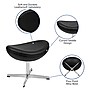 Flash Furniture Faux Leather Ottoman, Black (ZBWINGBKOTTLEA)~#|#~sp155714007_sc7