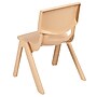 Flash Furniture Plastic School Chair with 10.5" Seat Height, Natural, 4-Pieces (4YUYCX4003NAT)~#|#~sp155714048_sc7