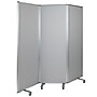 Flash Furniture Double Sided Mobile Magnetic Whiteboard/Cloth Partition with Lockable Casters, 72"H x 24"W (BRPTT0013MP6183)~#|#~sp155714062_sc7