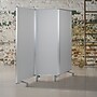 Flash Furniture Double Sided Mobile Magnetic Whiteboard/Cloth Partition with Lockable Casters, 72"H x 24"W (BRPTT0013MP6183)~#|#~sp155714064_sc7
