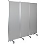 Flash Furniture Double Sided Mobile Magnetic Whiteboard/Cloth Partition with Lockable Casters, 72"H x 24"W (BRPTT0013MP6183)~#|#~sp155714070_sc7
