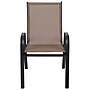Flash Furniture Brazos Series Outdoor Stack Chair, Brown, 5-Pieces (5JJ303CB)~#|#~sp155714119_sc7