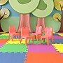 Flash Furniture Plastic School Chair with Carrying Handle and 11'' Seat Height, Red, 4-Pieces (4YUYCX4011RED)~#|#~sp155714152_sc7