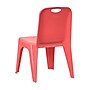 Flash Furniture Plastic School Chair with Carrying Handle and 11'' Seat Height, Red, 4-Pieces (4YUYCX4011RED)~#|#~sp155714161_sc7