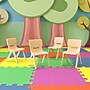 Flash Furniture Plastic School Chair with 10.5" Seat Height, Natural, 4-Pieces (4YUYCX4003NAT)~#|#~sp155714176_sc7