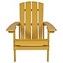 Flash Furniture Charlestown All-Weather Poly Resin Wood Adirondack Chairs, Yellow, 2/Pack (2JJC14501YLW)~#|#~sp155715552_sc7