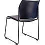 National Public Seating 8700 Series Vinyl Cafetorium Stacking Chair, Black (8710-11-10)~#|#~sp160038392_sc7