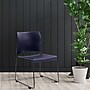 National Public Seating 8700 Series Vinyl Cafetorium Stacking Chair, Black (8710-11-10)~#|#~sp160038395_sc7