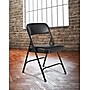 NPS 1200 Series Vinyl Padded Folding Chair, Caviar Black/Black, 4/Pack (1210/4)~#|#~sp160038611_sc7
