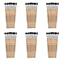 Charles Leonard Long Handle Mixed Media Natural Hog Bristle, Flat Brush, 12/Pack, 6 Packs/Bundle (CHL73125-6) ~#|#~sp160101389_sc7