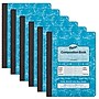 Pacon Composition Notebooks, 9.75" x 7.5", Graph Ruled, 100 Sheets, Blue, 6/Bundle (PACMMK37160-6)~#|#~sp160102270_sc7