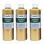 Handy Art® Metallic Tempera Paint, Gold, 16 oz. Bottle, Pack of 3 (RPC231162-3)~#|#~sp160102532_sc7