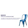 Flash Furniture Colorful Restaurant Chair, Blue, 4 Pack (4CH31230BL)~#|#~sp160200078_sc7
