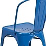 Flash Furniture Colorful Restaurant Chair, Blue, 4 Pack (4CH31230BL)~#|#~sp160200081_sc7