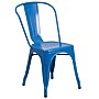 Flash Furniture Colorful Restaurant Chair, Blue, 4 Pack (4CH31230BL)~#|#~sp160200082_sc7