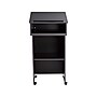 Oklahoma Sound Combo 47.5" Portable Lectern, Black/Charcoal (22-112-BK)~#|#~sp160718455_sc7