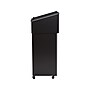 Oklahoma Sound Combo 47.5" Portable Lectern, Black/Charcoal (22-112-BK)~#|#~sp160718457_sc7