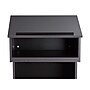 Oklahoma Sound Combo 47.5" Portable Lectern, Black/Charcoal (22-112-BK)~#|#~sp160718459_sc7