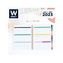 2023 AT-A-GLANCE Simplified by Emily Ley Happy Stripe 8.5" x 11" Weekly & Monthly Planner, Multicolor (EL90-905-23)~#|#~sp160798484_sc7