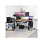 Mount-It! 55" W Electric Adjustable Standing Desk, Hazelnut Brown/Black (MI-18065)~#|#~sp161382667_sc7