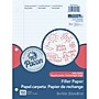 Pacon Wide Ruled Filler Paper, 8" x 10.5", 3-Hole Punched, 150 Sheets/Pack, 6 Packs/Bundle (PACMMK09250-6)~#|#~sp161459979_sc7