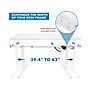 Mount-It! 48"W Electric Adjustable Standing Desk, White (MI-18060)~#|#~sp161464403_sc7