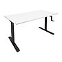 Mount-It! 55"W Manual Adjustable Standing Desk, White/Black (MI-18070)~#|#~sp161464422_sc7