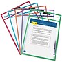 Learning Resources Write and Wipe Pockets Childhood Education Materials, Assorted Colors, 5 Pack  (LER0477)~#|#~sp161761150_sc7