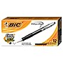 BIC Velocity Retractable Ballpoint Pens, Medium Point, Black Ink, Dozen (16264/VLG11)~#|#~sp162497364_sc7
