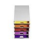 Durable VARICOLOR 5-Compartment Stackable Plastic Drawer Box, Gray (760527)~#|#~sp162711274_sc7