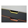 Durable VARICOLOR 5-Compartment Stackable Plastic Drawer Box, Gray (760527)~#|#~sp162711275_sc7