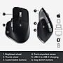 Logitech MX Master 3 for Mac Ergonomic Wireless Laser Mouse, Space Gray  (910-005693)~#|#~sp162863674_sc7